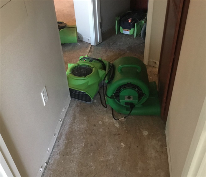 Water damage from a storm